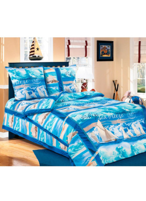 КПБ 1,5 сп бязь набивная 3D